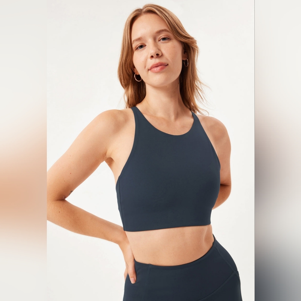 Girlfriend Collective Topanga Halter Bra